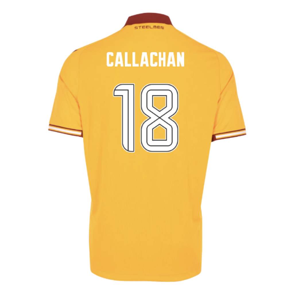 2025-2026 Motherwell Home Shirt (Callachan 18)