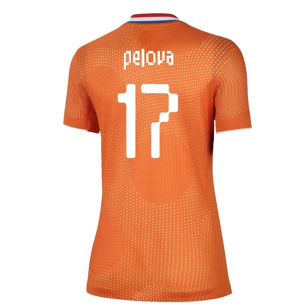 2025-2026 Netherlands Womens Team Home Shirt (Ladies) (Pelova 17)