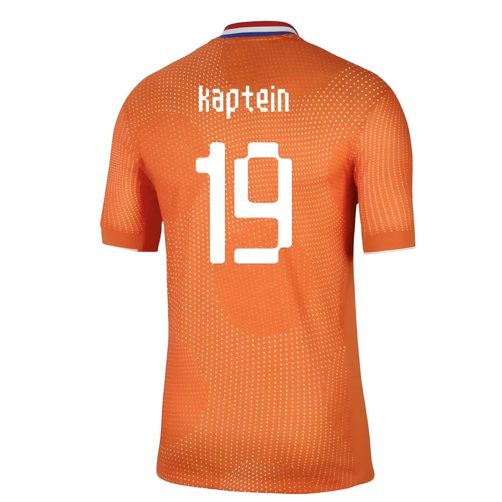 2025-2026 Netherlands Womens Team Home Shirt (Unisex) (Kaptein 19)