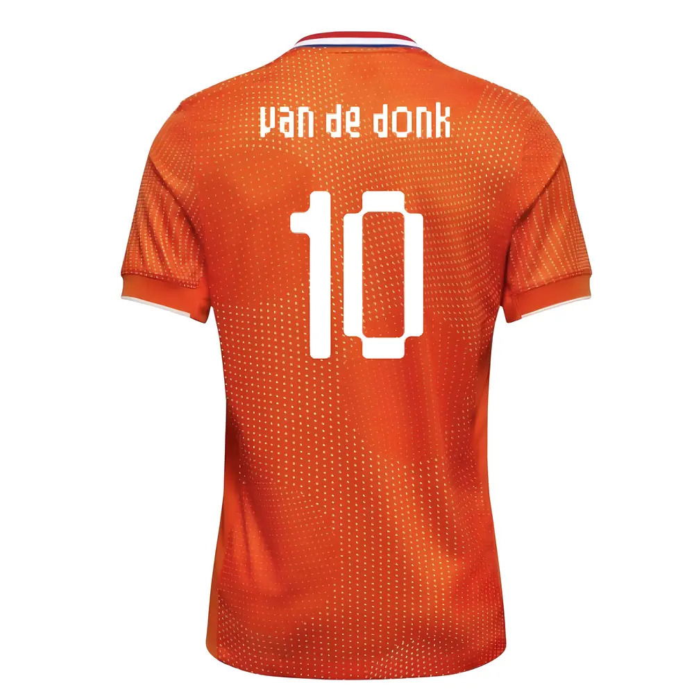 2025-2026 Netherlands Womens Team Shirt (Kids) (Van De Donk 10)