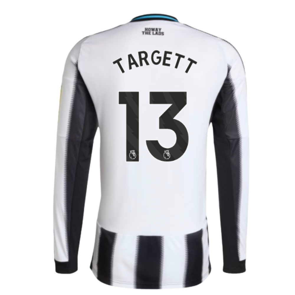 2025-2026 Newcastle Long Sleeve Home Shirt (Targett 13)