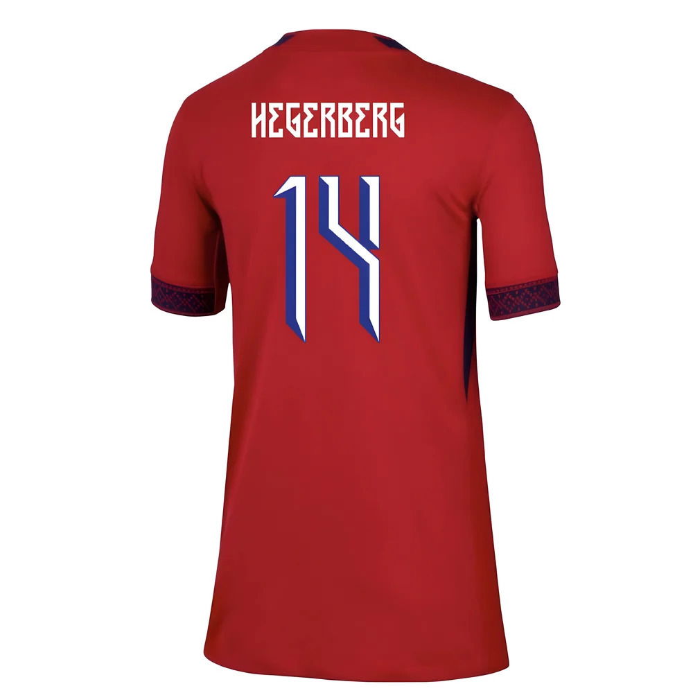 2025-2026 Norway Womens Team Home Shirt (Kids) (Hegerberg 14)