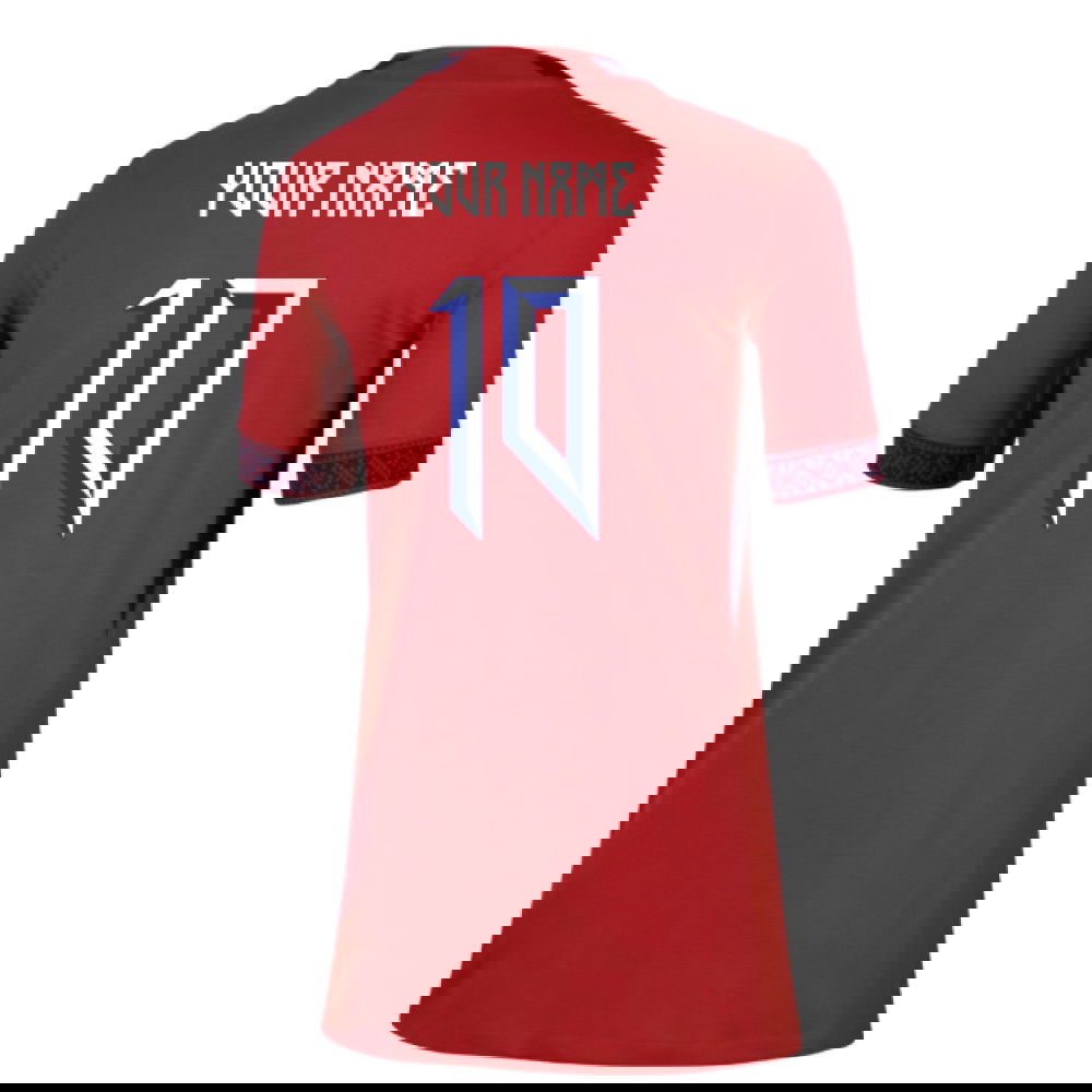 2025-2026 Norway Womens Team Home Shirt (Kids) (Your Name)