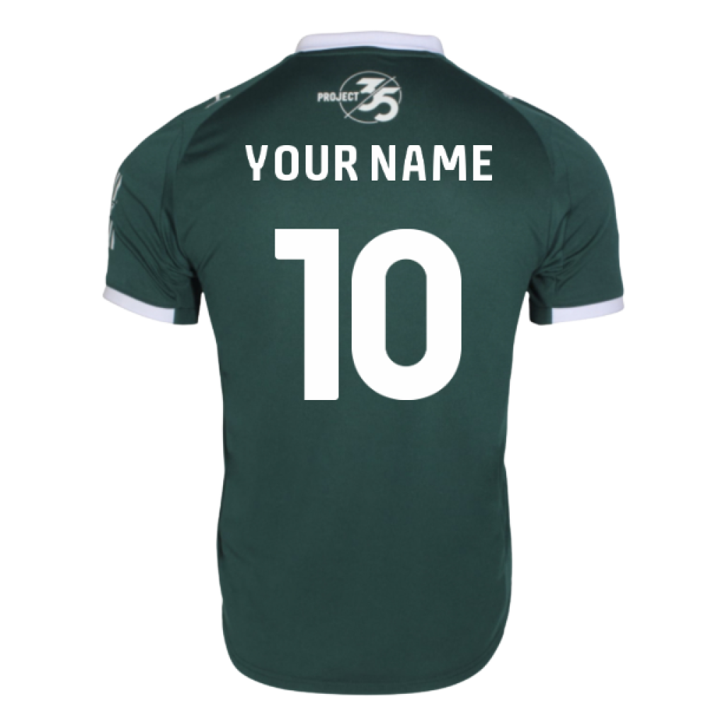 2025-2026 Plymouth Argyle Home Shirt (Your Name)