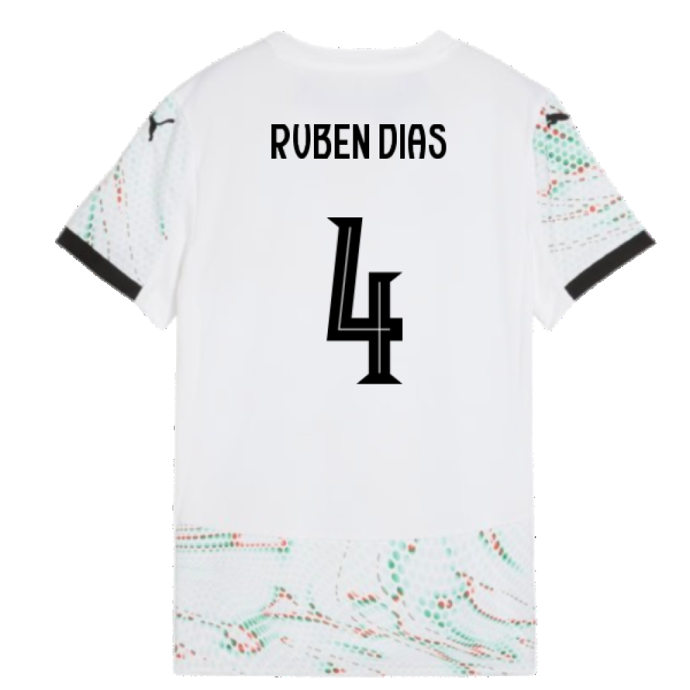 2025-2026 Portugal Away Shirt (Womens) (Ruben Dias 4)