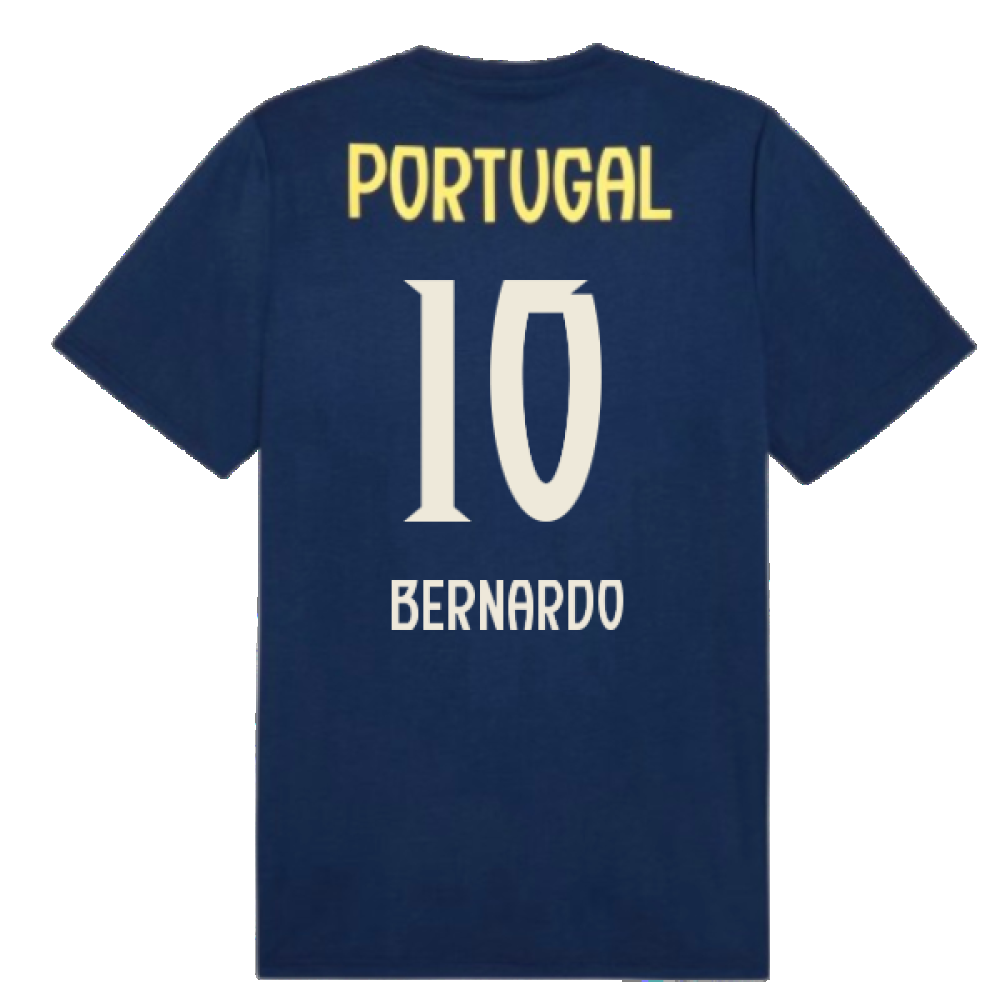 2025-2026 Portugal Casuals Tee (Persian Blue) (Bernardo 10)