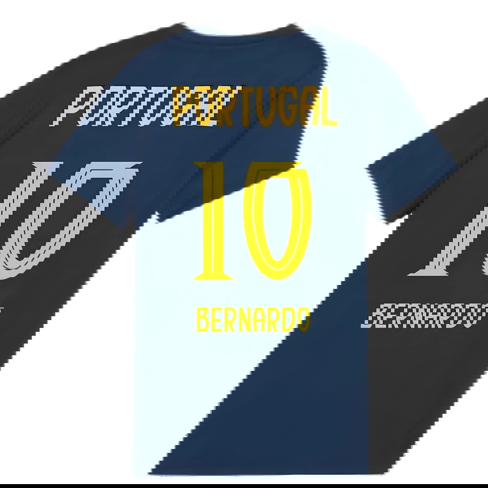 2025-2026 Portugal Casuals Tee (Persian Blue) - Kids (Bernardo 10)