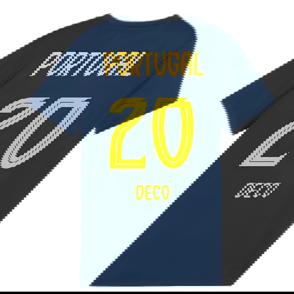 2025-2026 Portugal Casuals Tee (Persian Blue) - Kids (Deco 20)