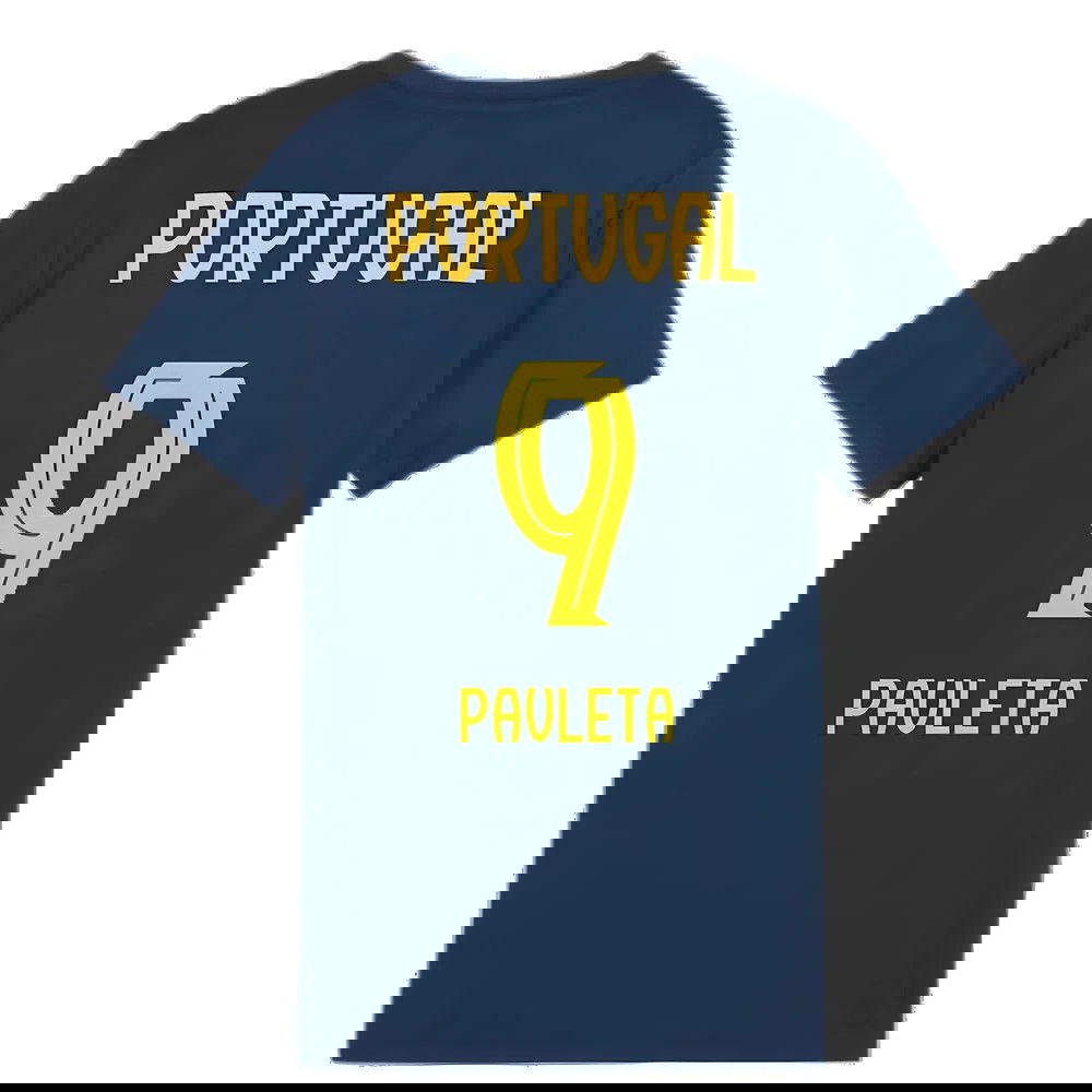 2025-2026 Portugal Casuals Tee (Persian Blue) - Kids (Pauleta 9)