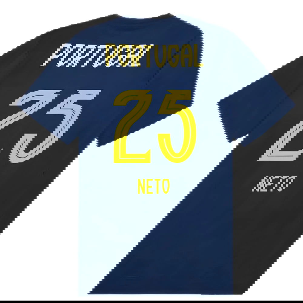 2025-2026 Portugal Casuals Tee (Persian Blue) (Neto 25)