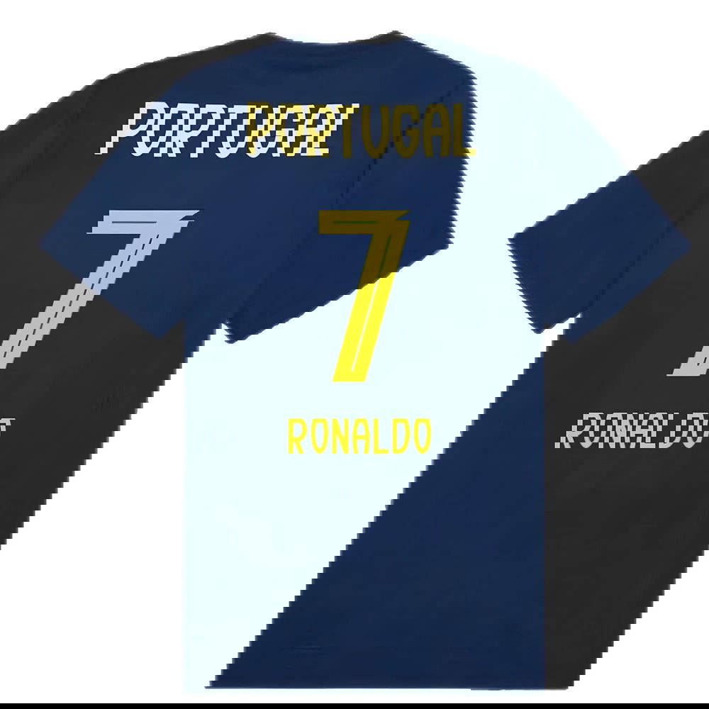 2025-2026 Portugal Casuals Tee (Persian Blue) (Ronaldo 7)
