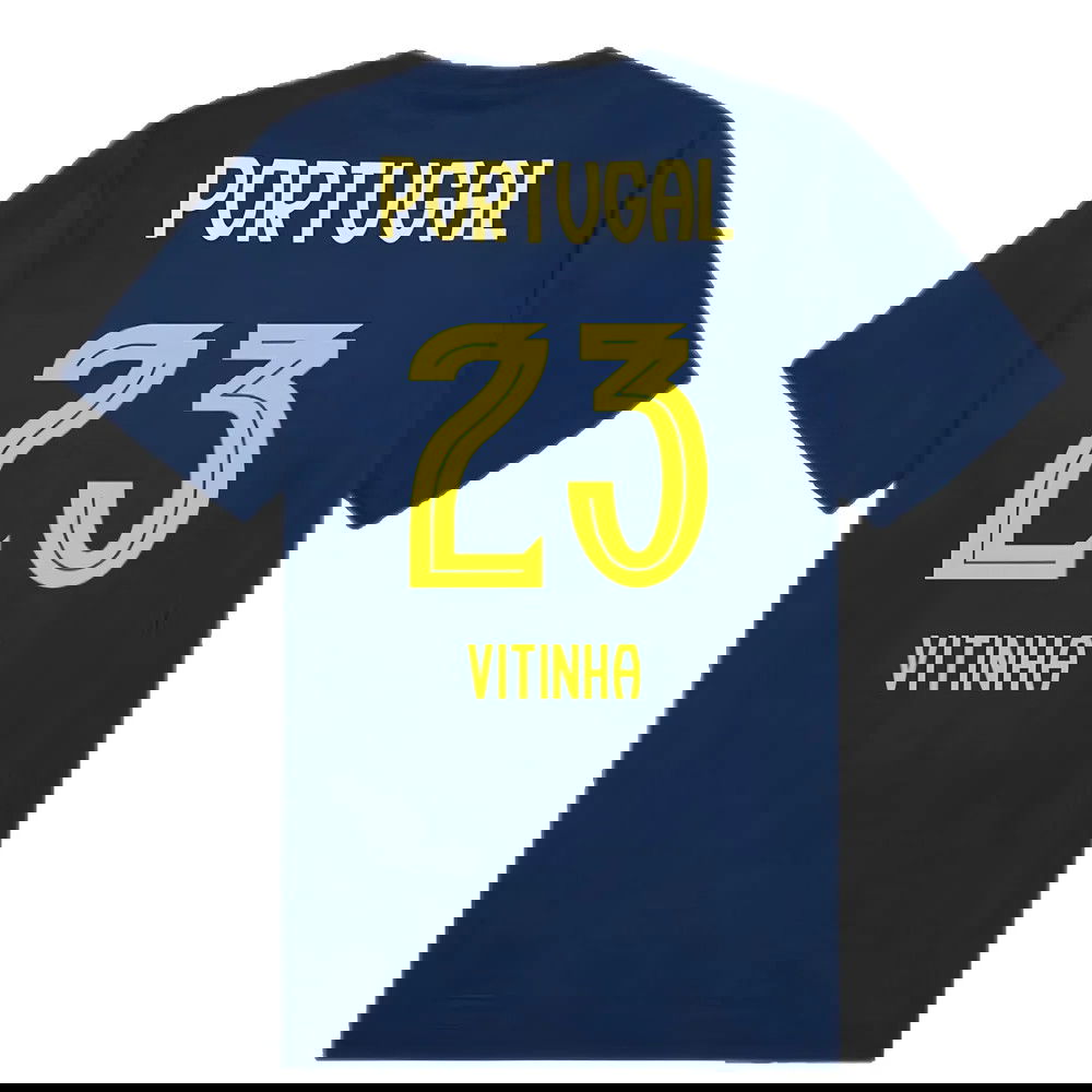 2025-2026 Portugal Casuals Tee (Persian Blue) (Vitinha 23)