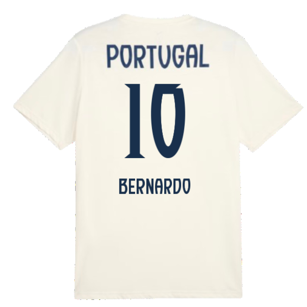 2025-2026 Portugal Casuals Tee (Sugared Almond) (Bernardo 10)