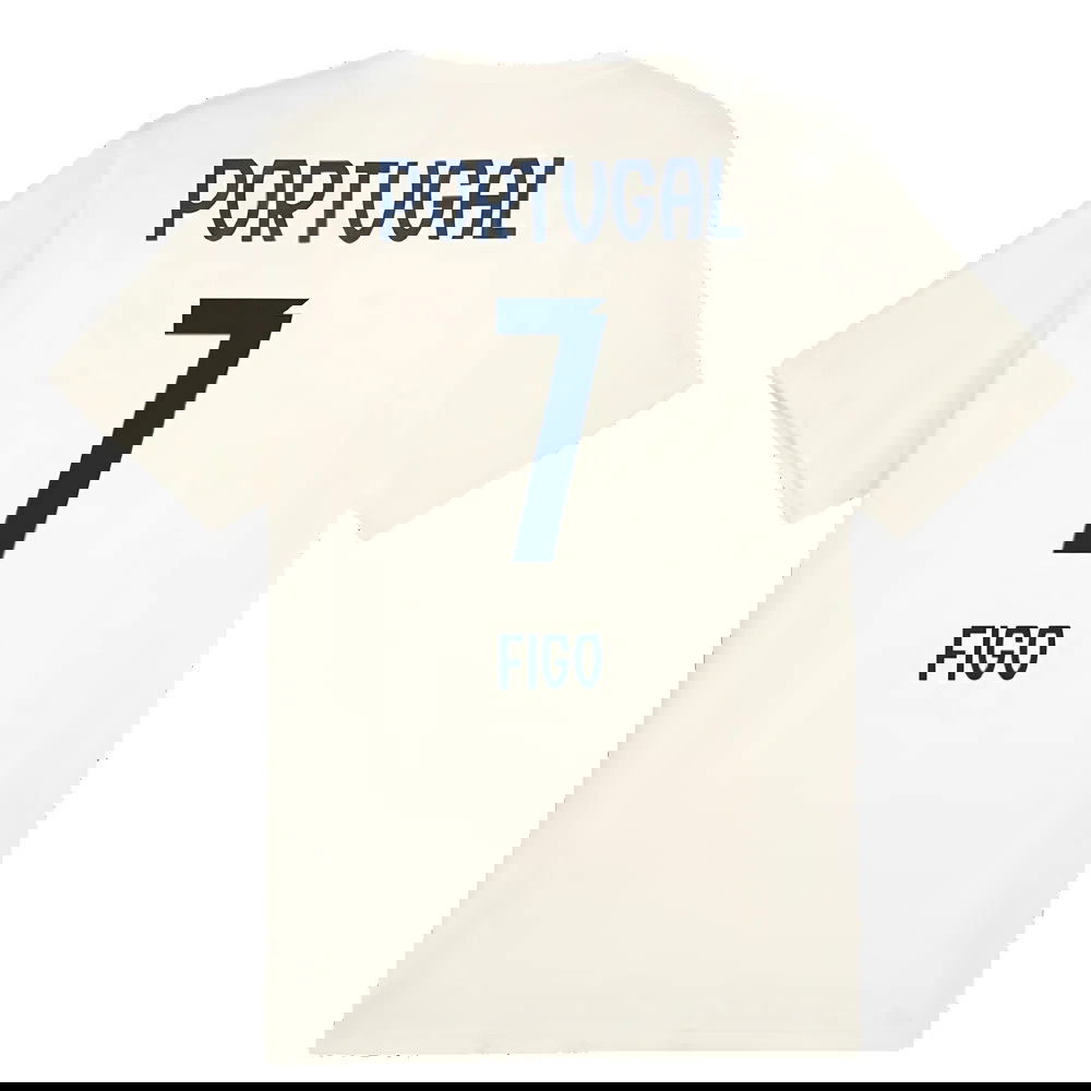 2025-2026 Portugal Casuals Tee (Sugared Almond) (Figo 7)