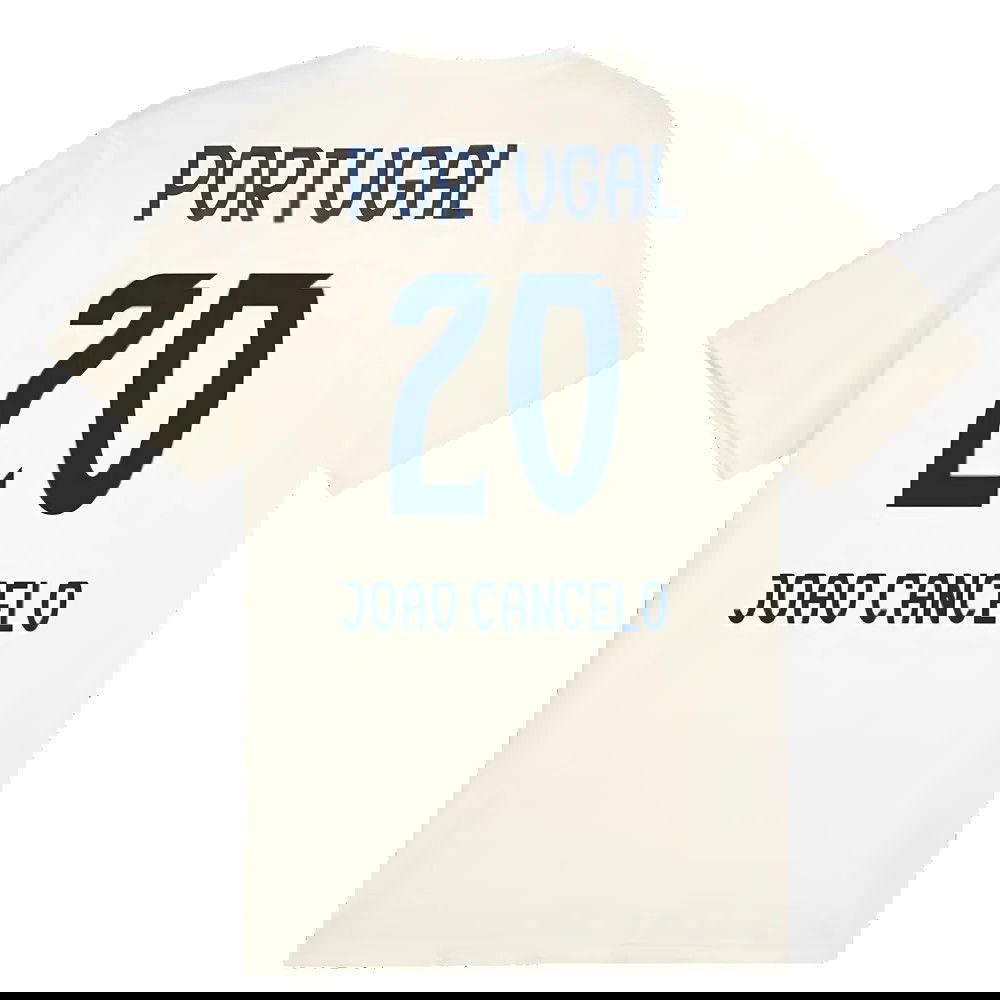 2025-2026 Portugal Casuals Tee (Sugared Almond) (Joao Cancelo 20)