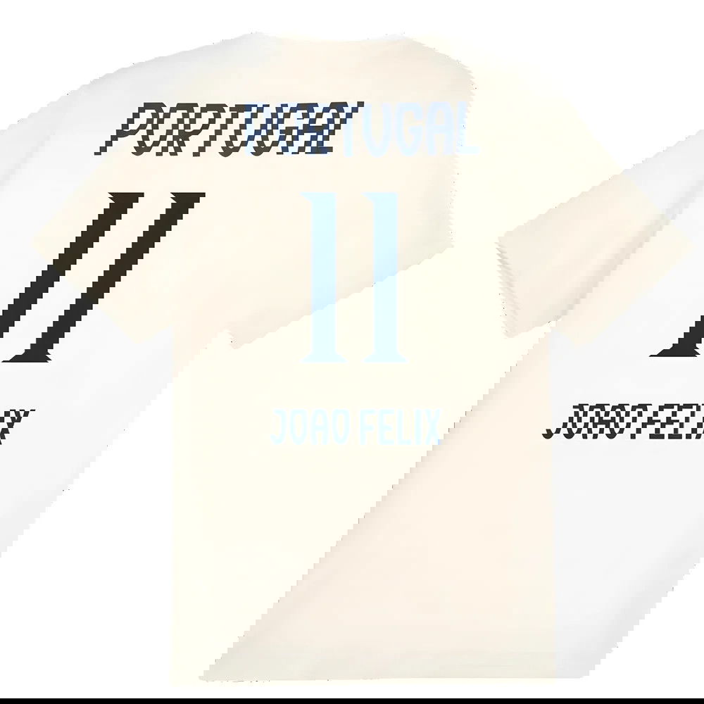 2025-2026 Portugal Casuals Tee (Sugared Almond) (Joao Felix 11)
