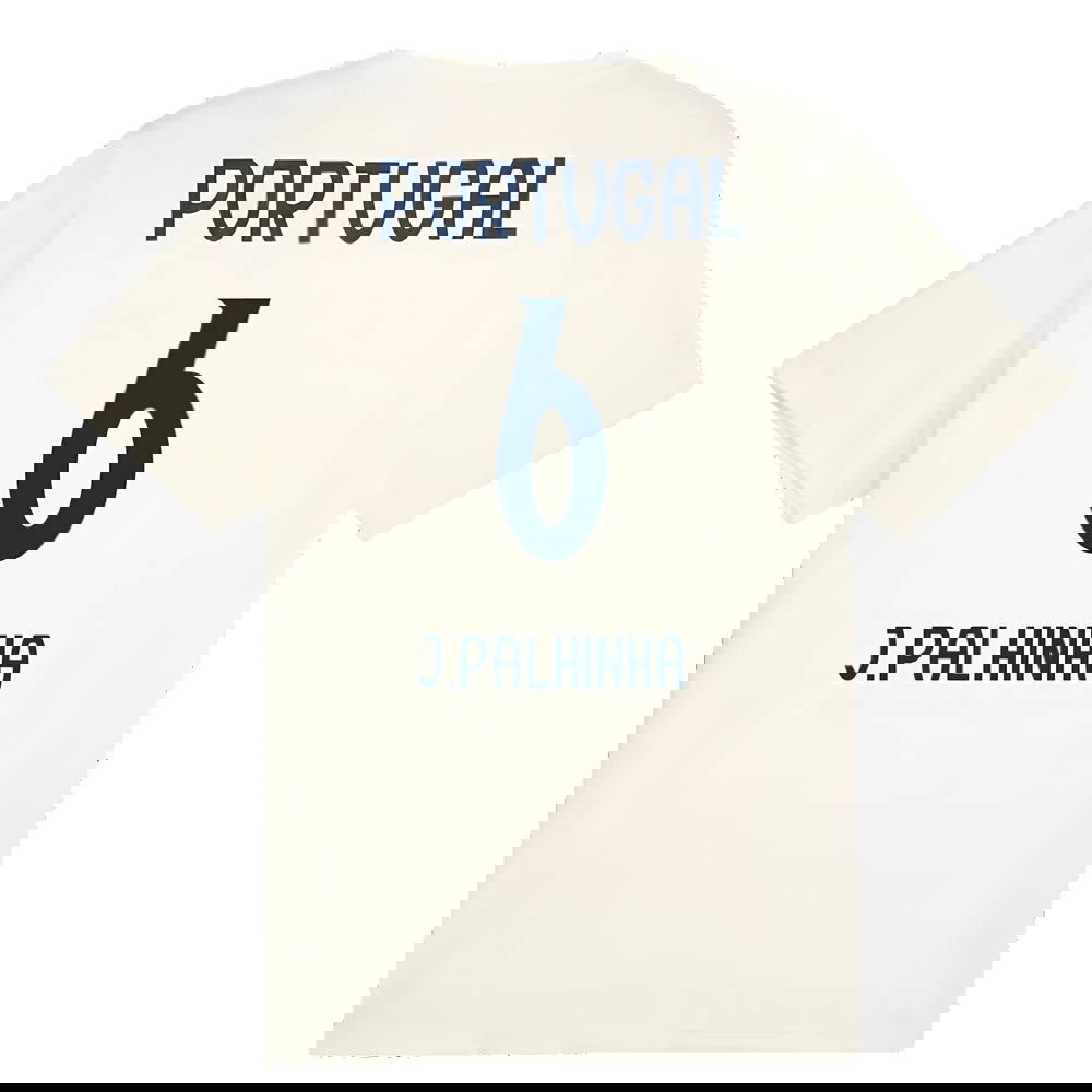 2025-2026 Portugal Casuals Tee (Sugared Almond) (J.Palhinha 6)