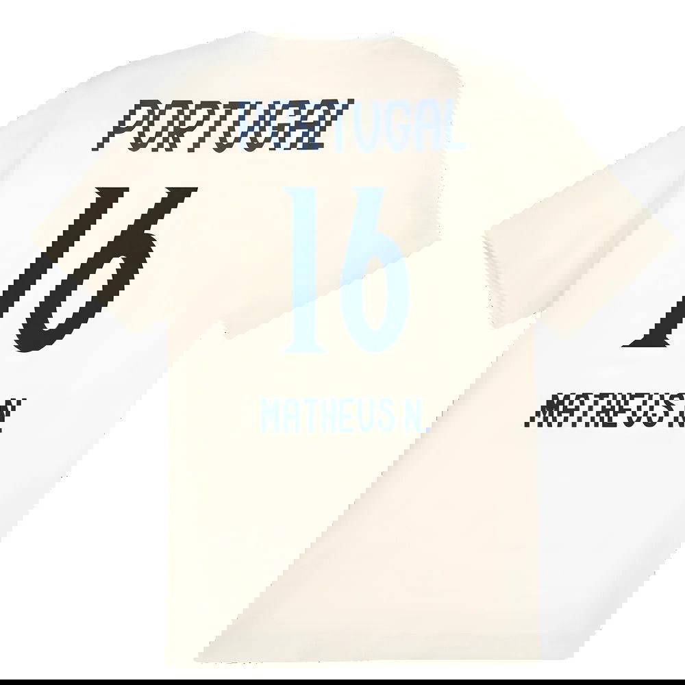 2025-2026 Portugal Casuals Tee (Sugared Almond) (Matheus N. 16)