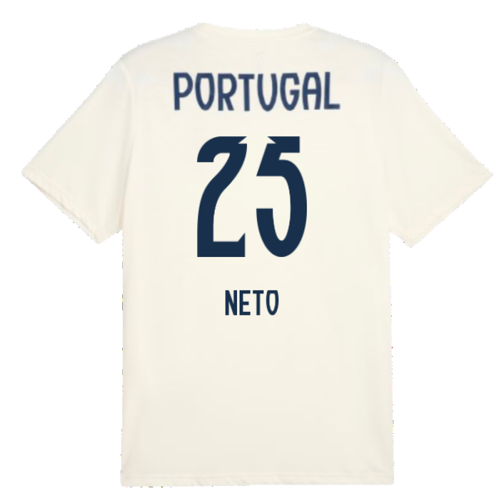 2025-2026 Portugal Casuals Tee (Sugared Almond) (Neto 25)
