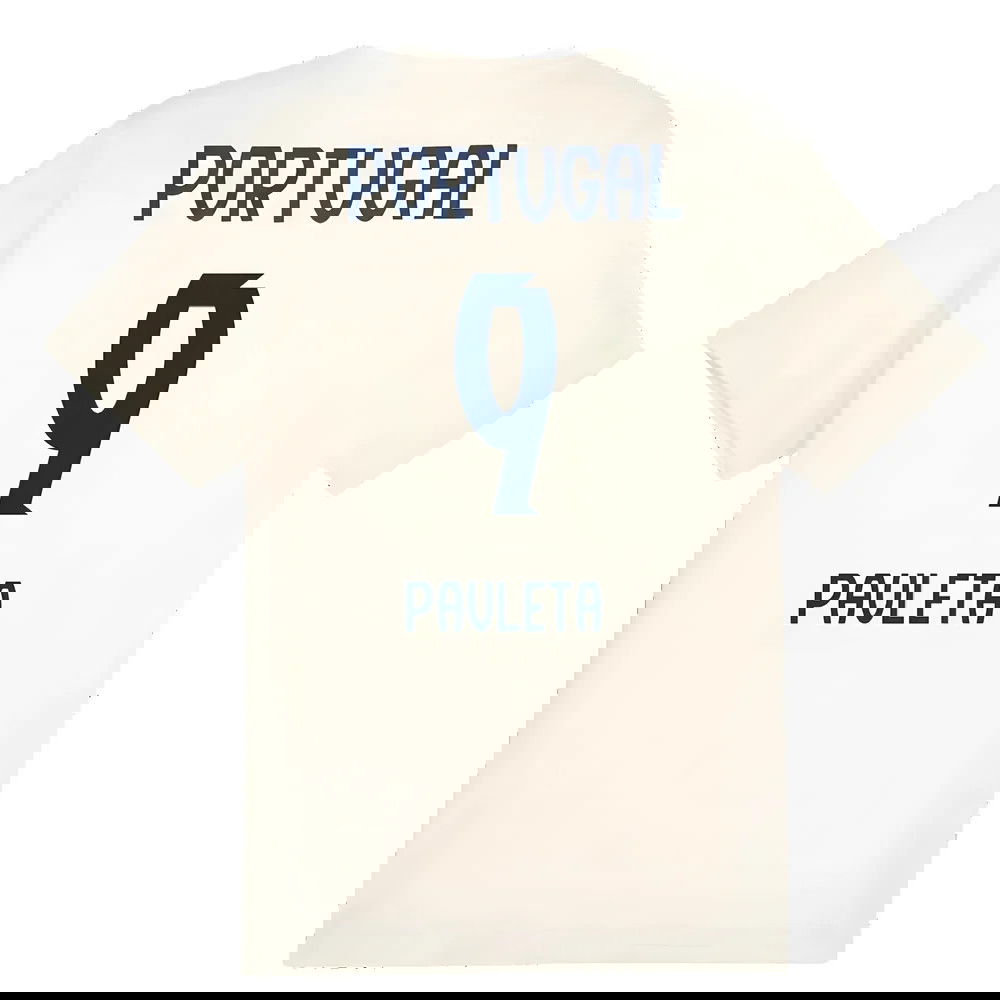 2025-2026 Portugal Casuals Tee (Sugared Almond) (Pauleta 9)