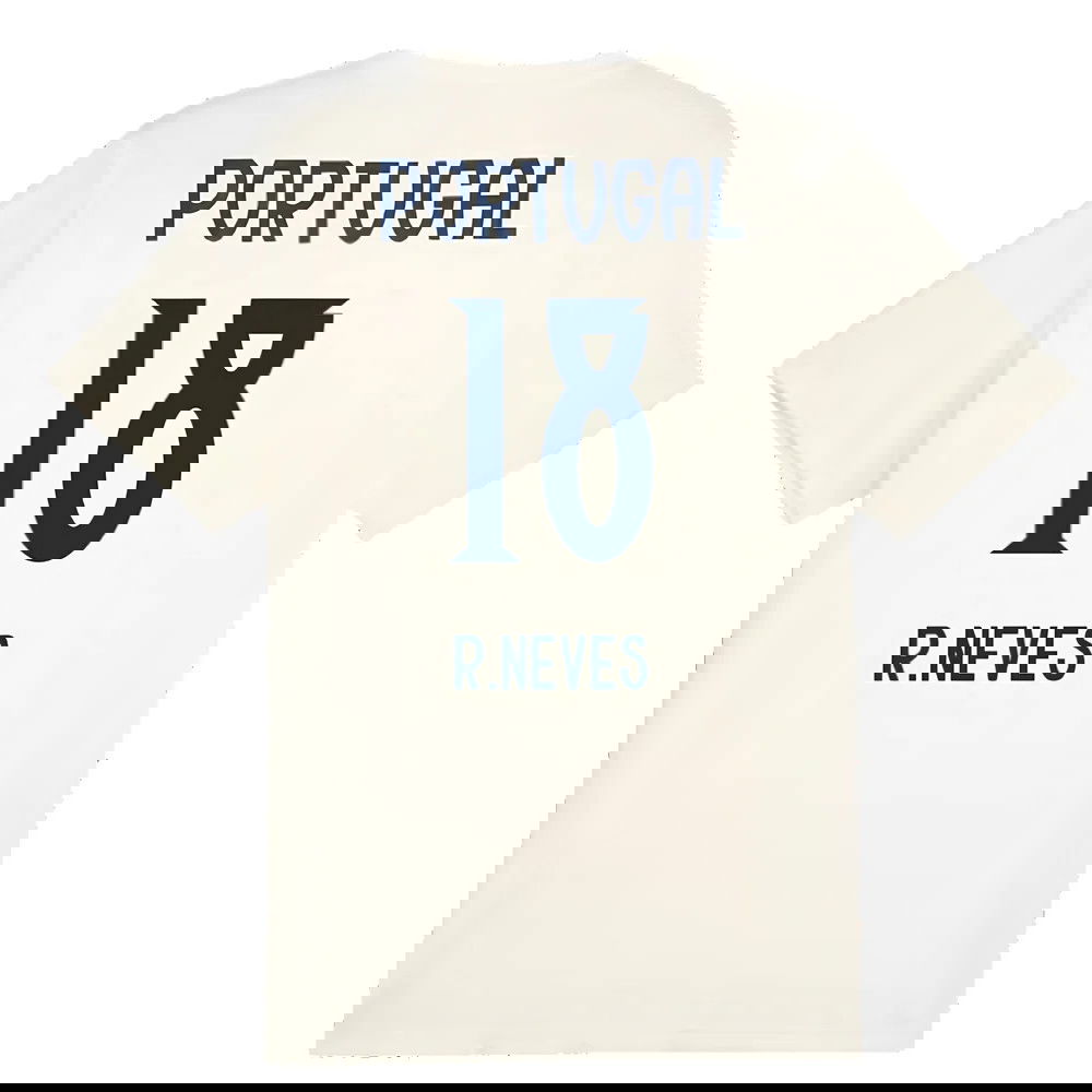 2025-2026 Portugal Casuals Tee (Sugared Almond) (R.Neves 18)