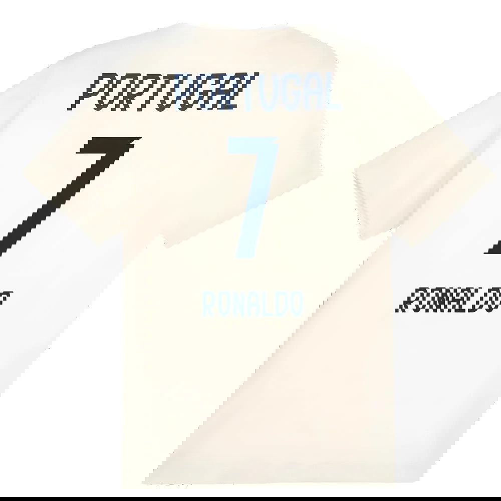 2025-2026 Portugal Casuals Tee (Sugared Almond) (Ronaldo 7)