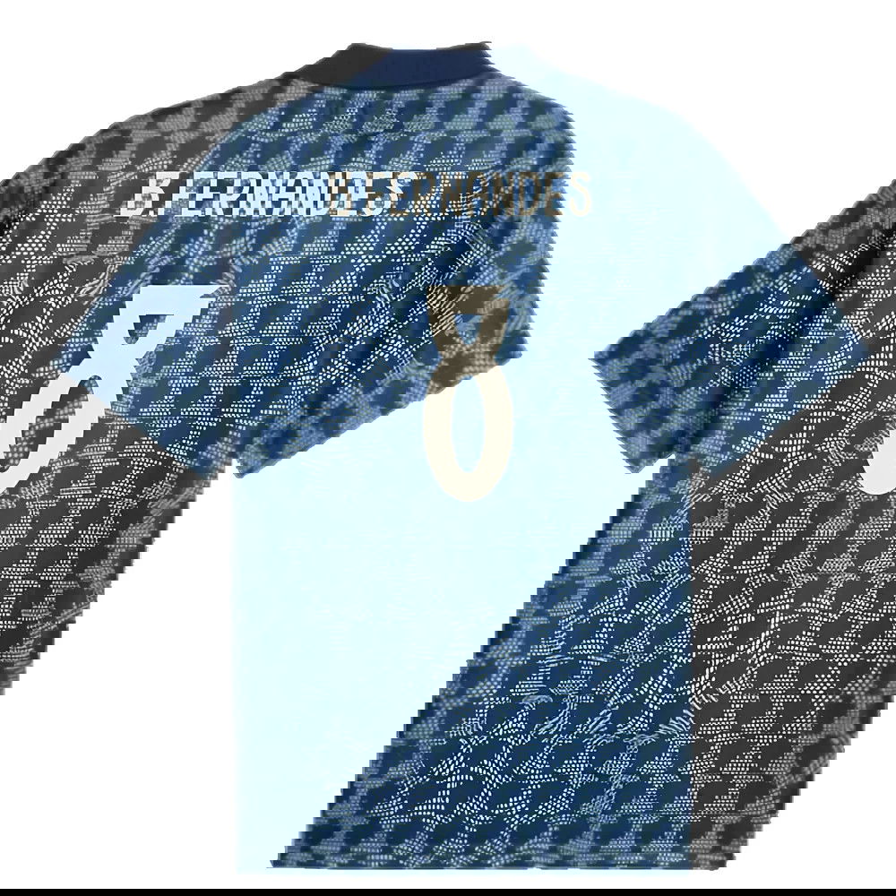 2025-2026 Portugal ftblNRGY+ Retro Jersey (Persian Blue) (B.Fernandes 8)