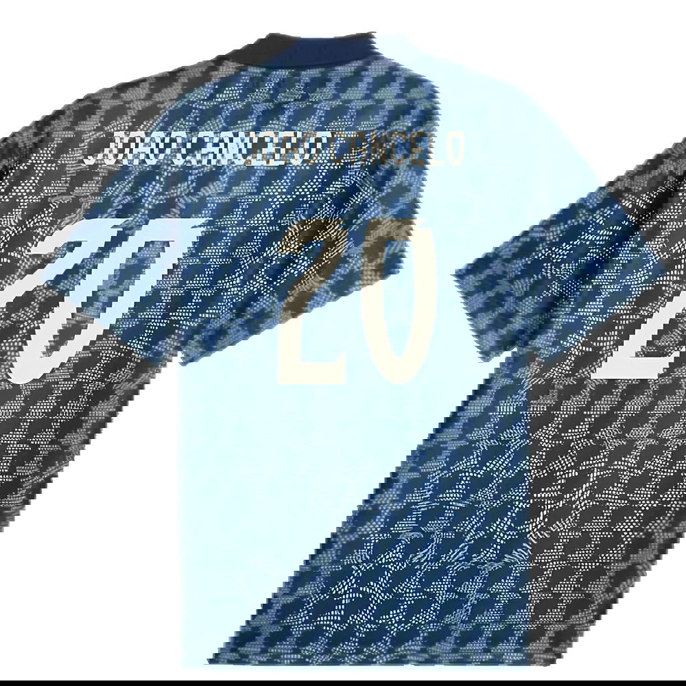 2025-2026 Portugal ftblNRGY+ Retro Jersey (Persian Blue) (Joao Cancelo 20)