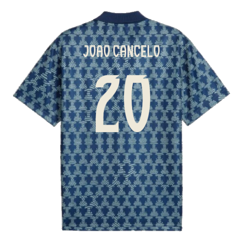 2025-2026 Portugal ftblNRGY+ Retro Jersey (Persian Blue) (Joao Cancelo 20)