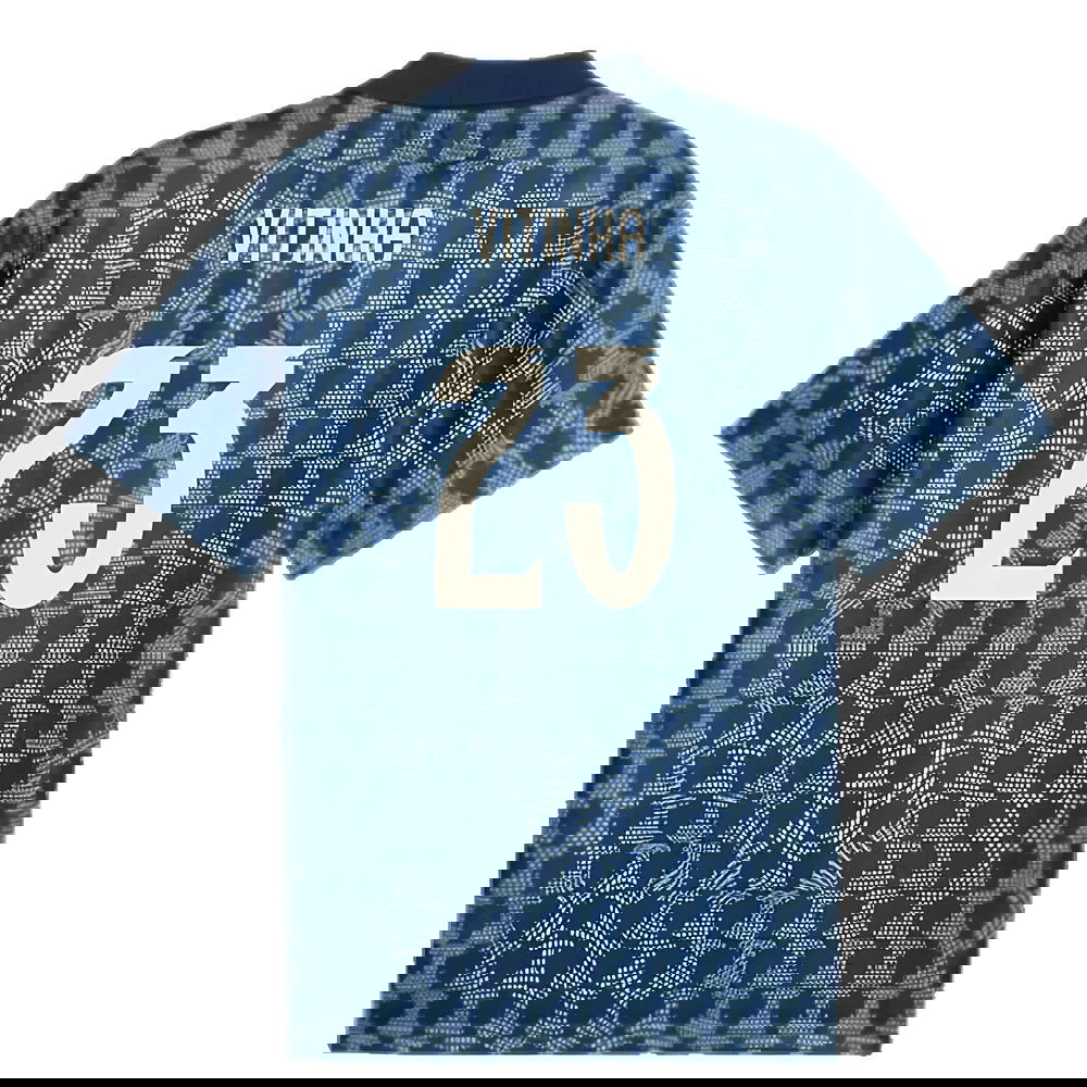 2025-2026 Portugal ftblNRGY+ Retro Jersey (Persian Blue) (Vitinha 23)