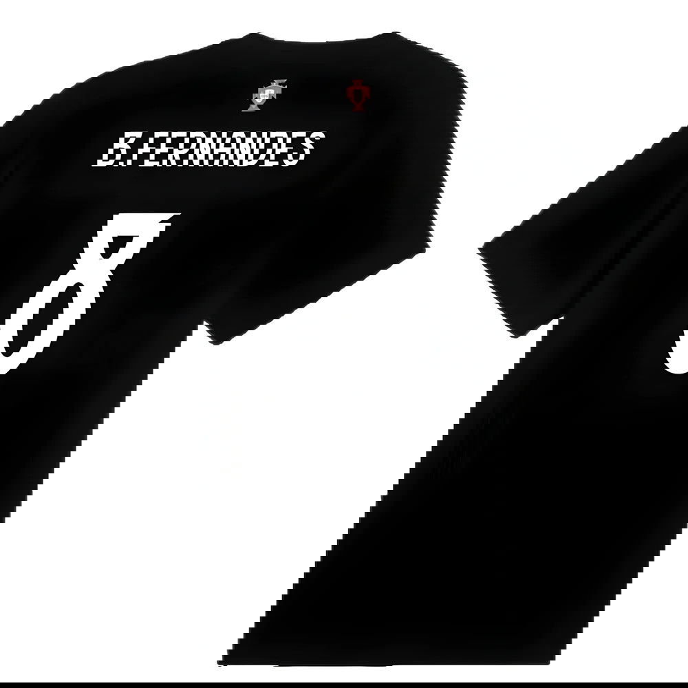 2025-2026 Portugal ftblNRGY Tee (Black) (B.Fernandes 8)