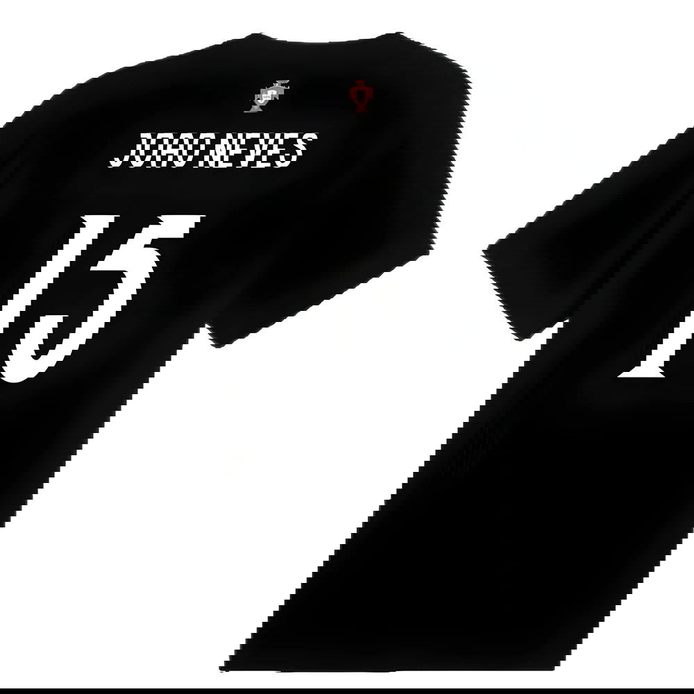 2025-2026 Portugal ftblNRGY Tee (Black) (Joao Neves 15)