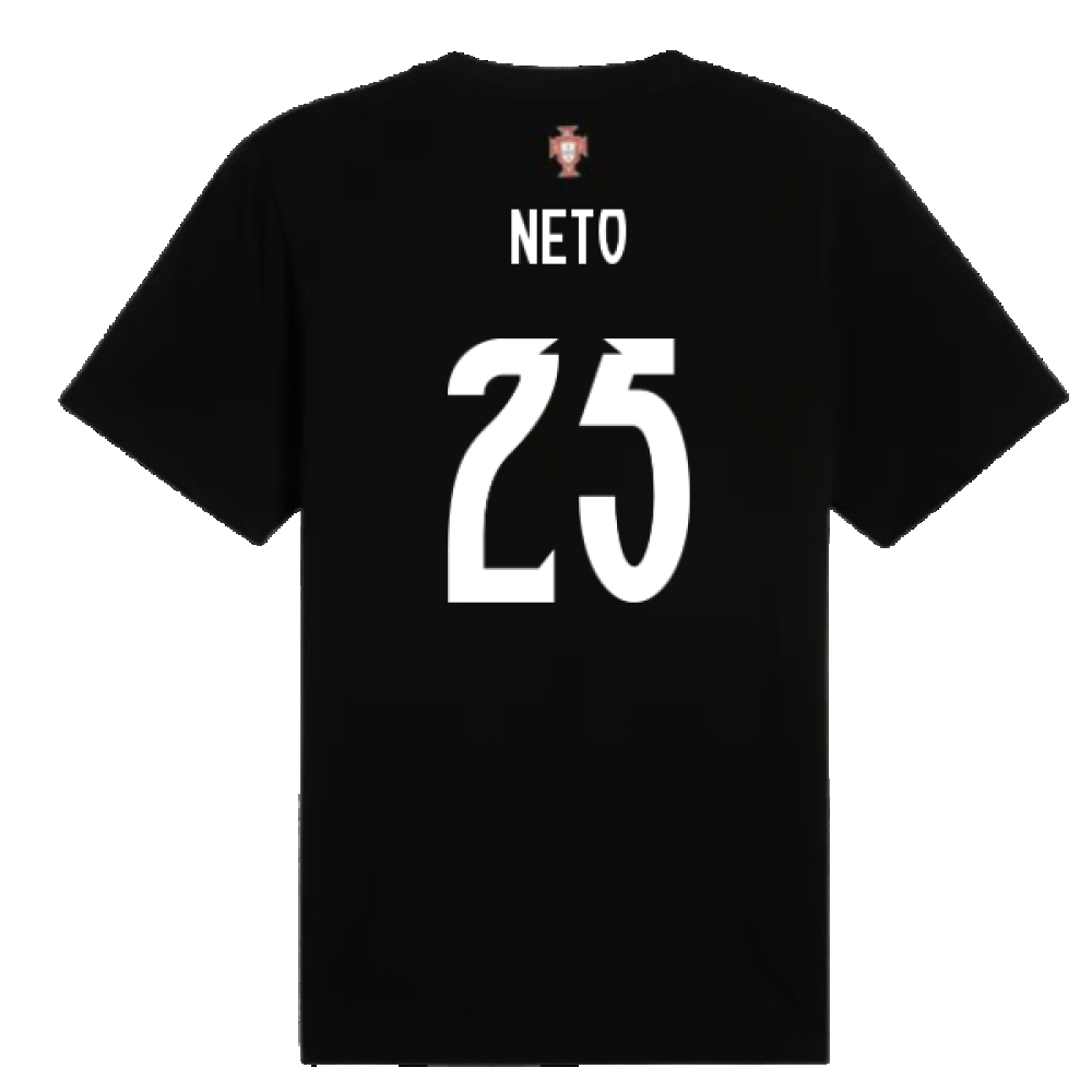 2025-2026 Portugal ftblNRGY Tee (Black) (Neto 25)