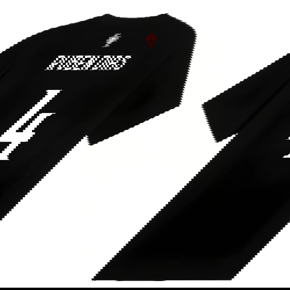 2025-2026 Portugal ftblNRGY Tee (Black) (Ruben Dias 4)