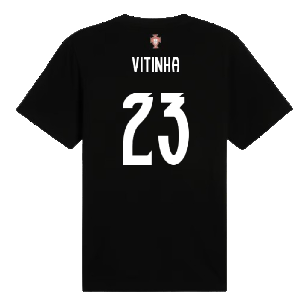 2025-2026 Portugal ftblNRGY Tee (Black) (Vitinha 23)
