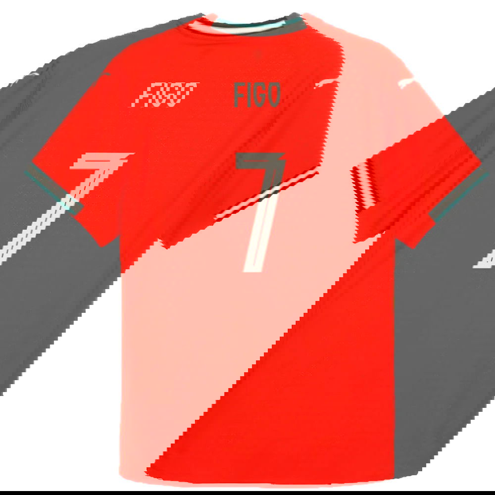 2025-2026 Portugal Home Authentic Jersey (Figo 7)