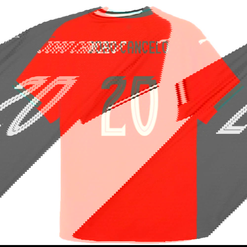 2025-2026 Portugal Home Authentic Jersey (Joao Cancelo 20)