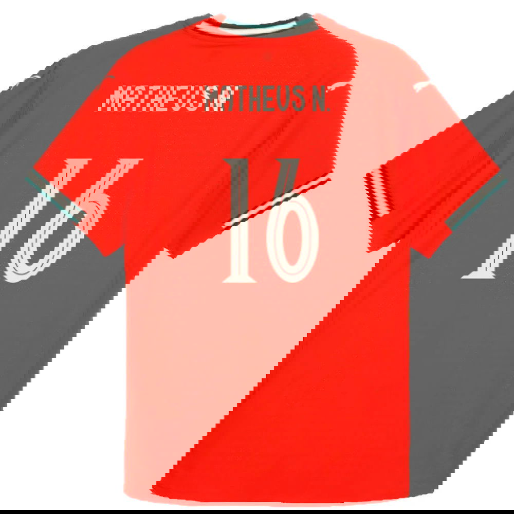 2025-2026 Portugal Home Authentic Jersey (Matheus N. 16)