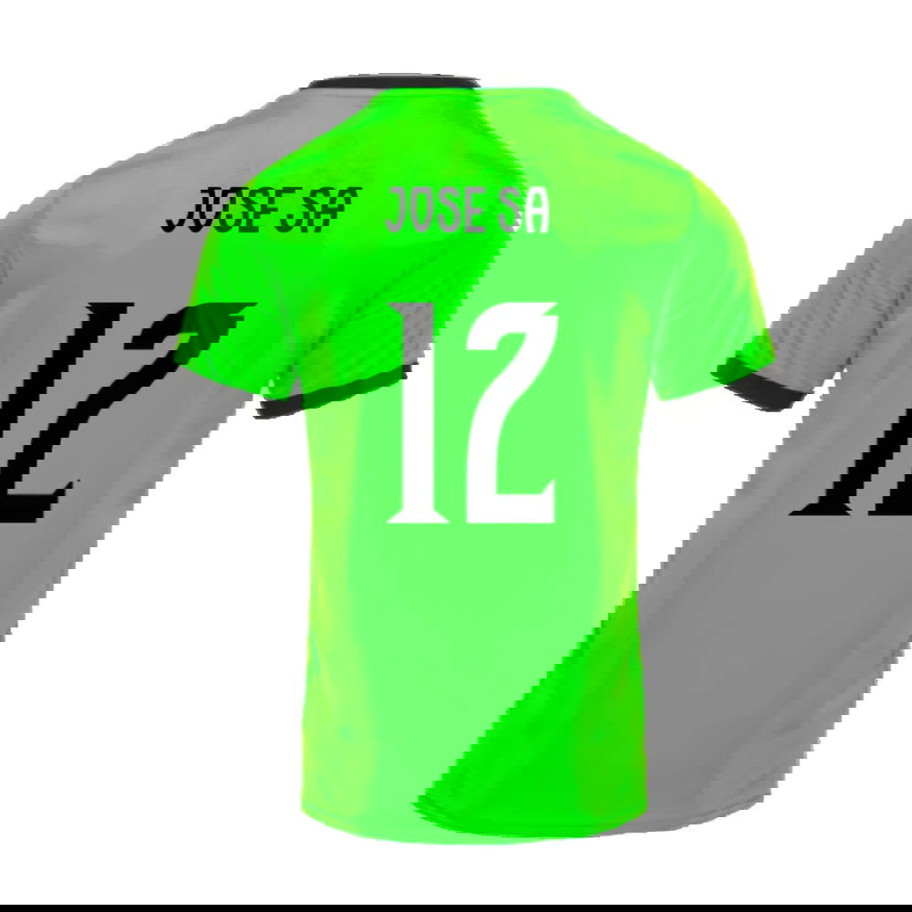 2025-2026 Portugal Home Goalkeeper Shirt (Green) (Jose Sa 12)