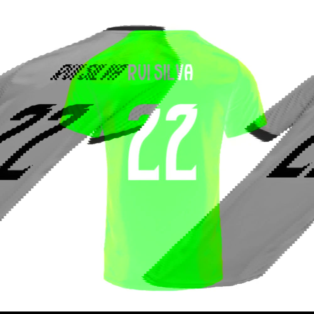 2025-2026 Portugal Home Goalkeeper Shirt (Green) (Rui Silva 22)