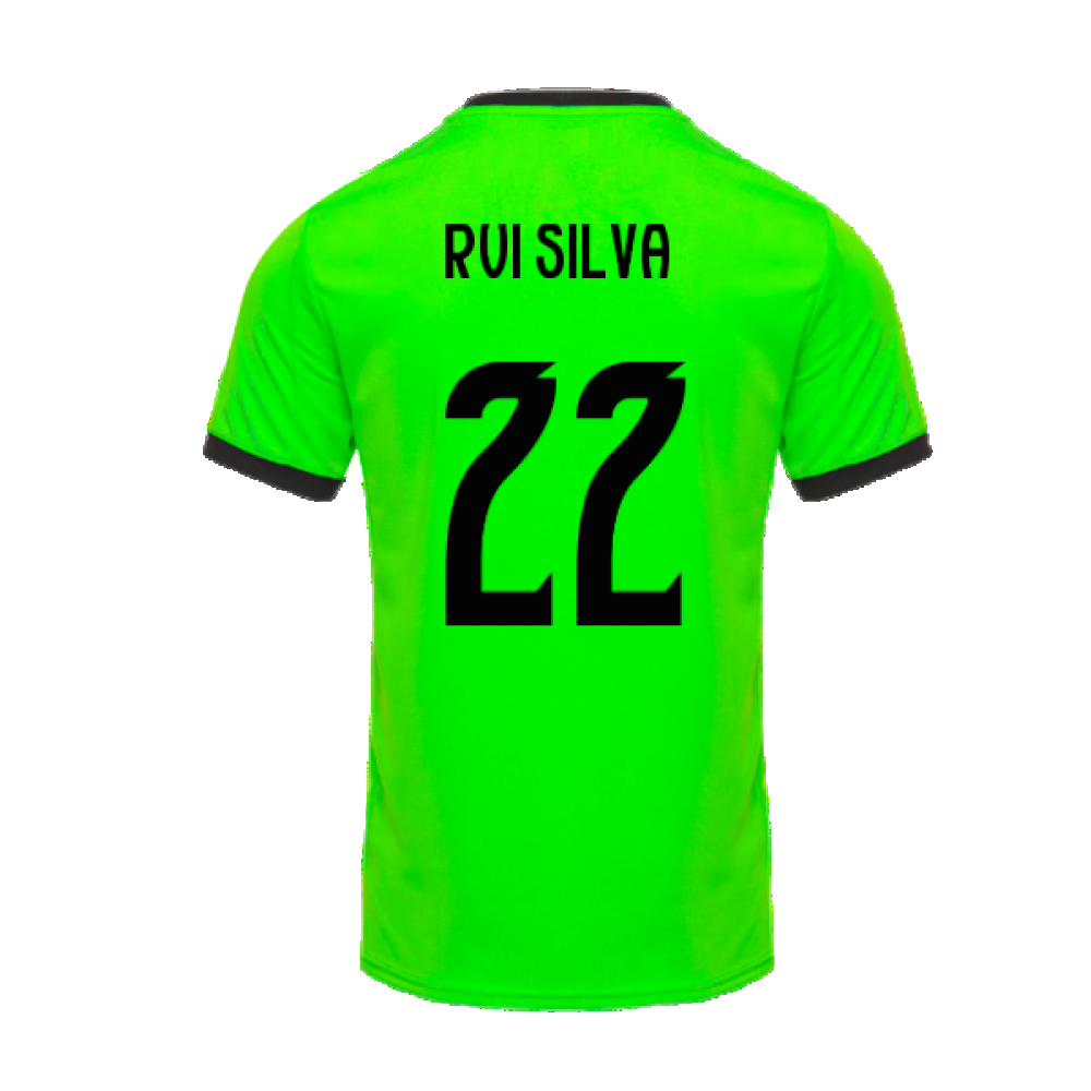 2025-2026 Portugal Home Goalkeeper Shirt (Green) (Rui Silva 22)