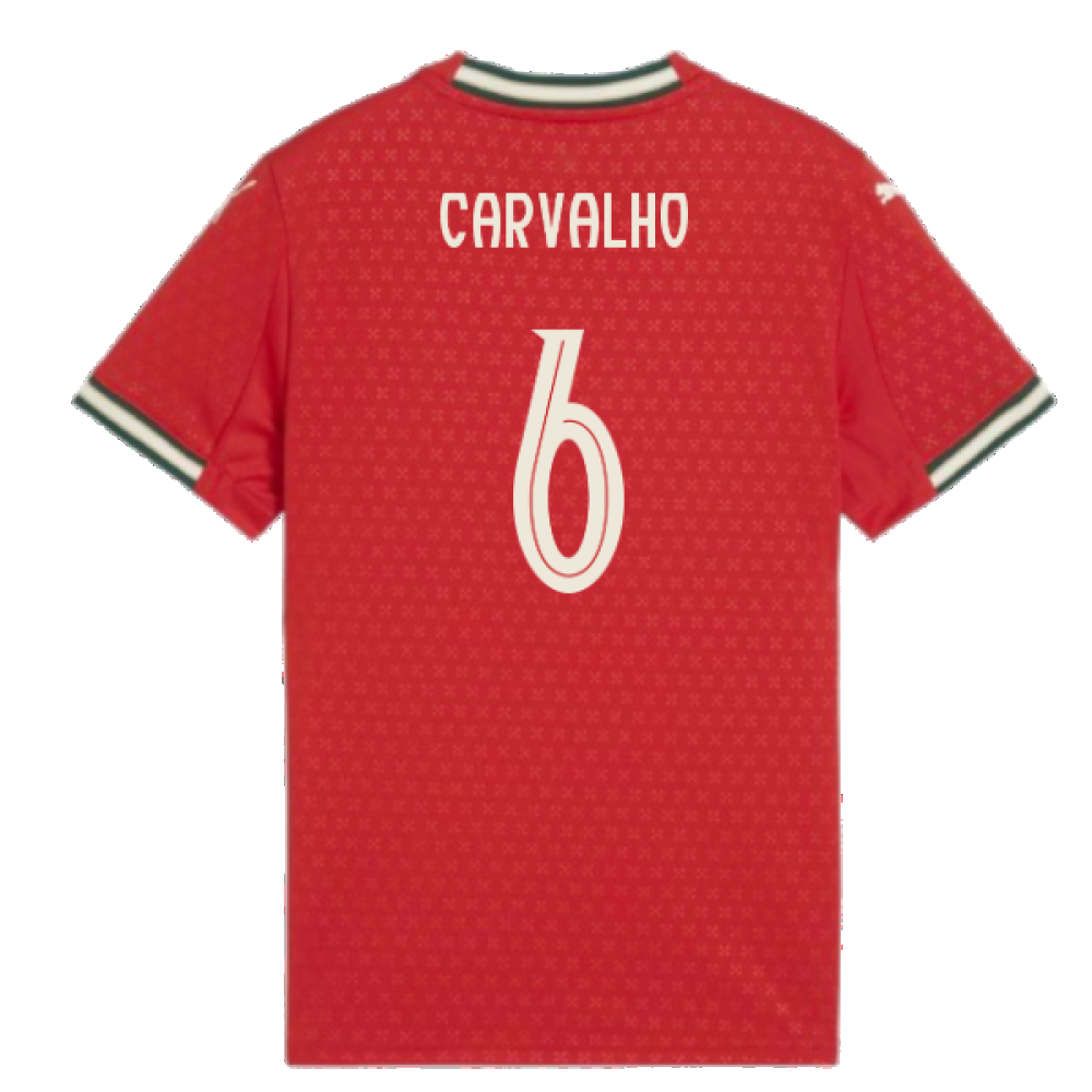 2025-2026 Portugal Home Shirt (Kids) (Carvalho 6)