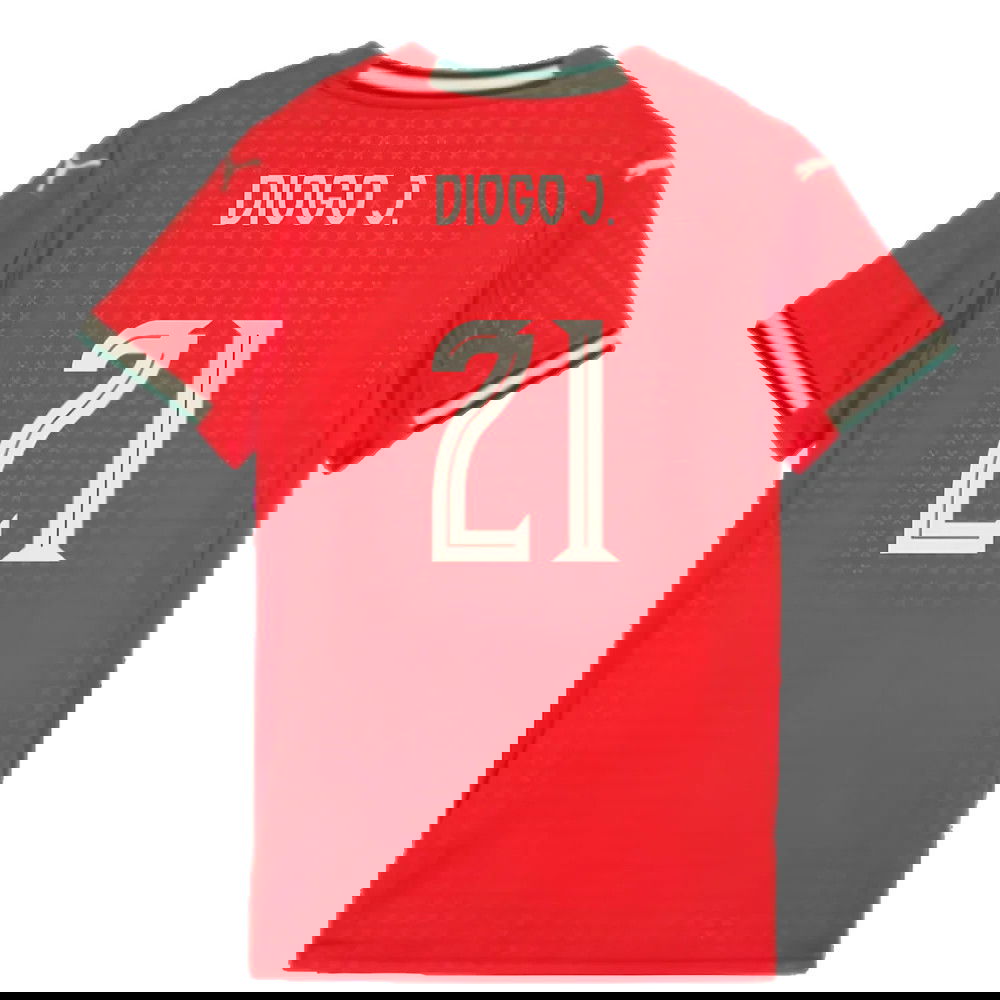 2025-2026 Portugal Home Shirt (Ladies) (Diogo J. 21)