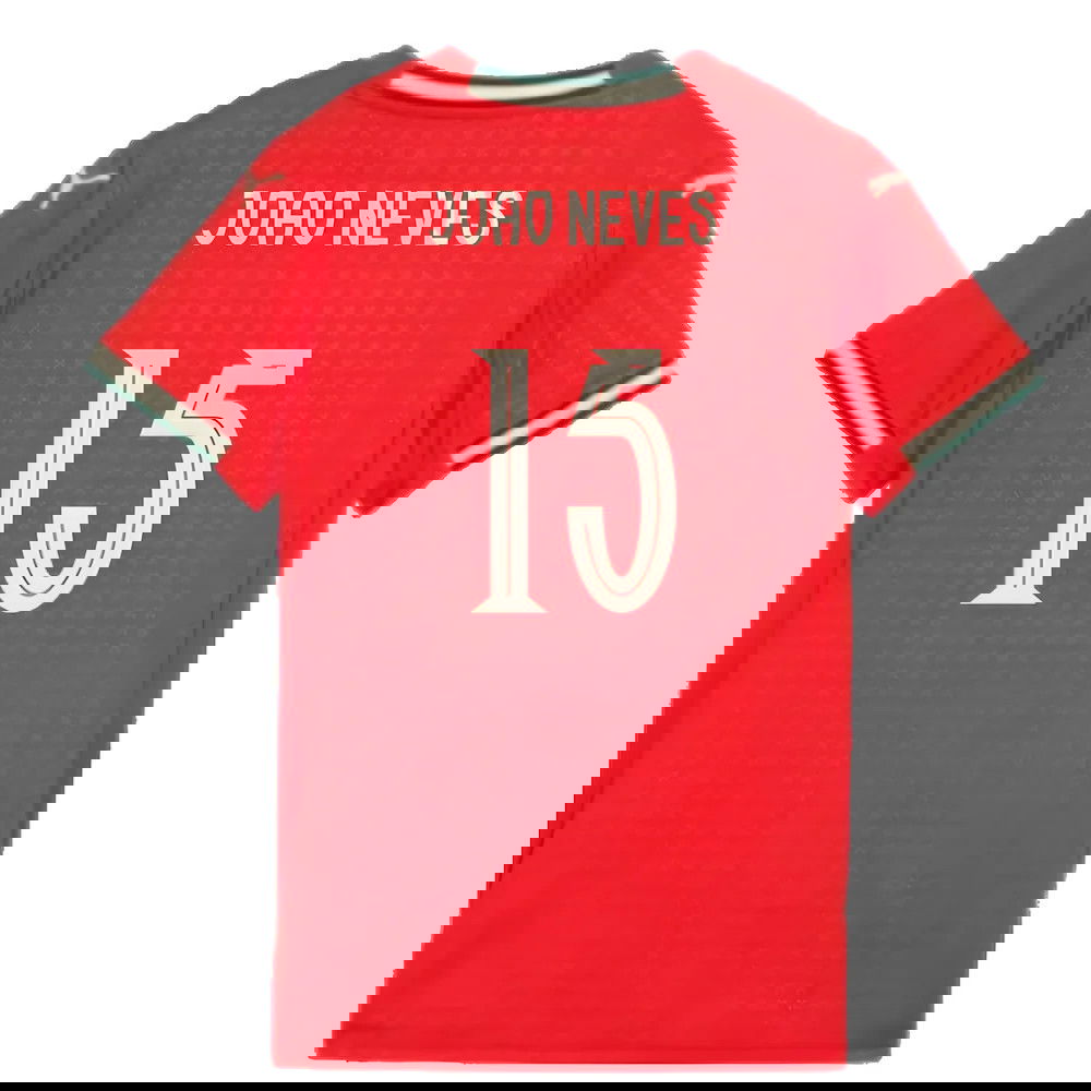 2025-2026 Portugal Home Shirt (Ladies) (Joao Neves 15)