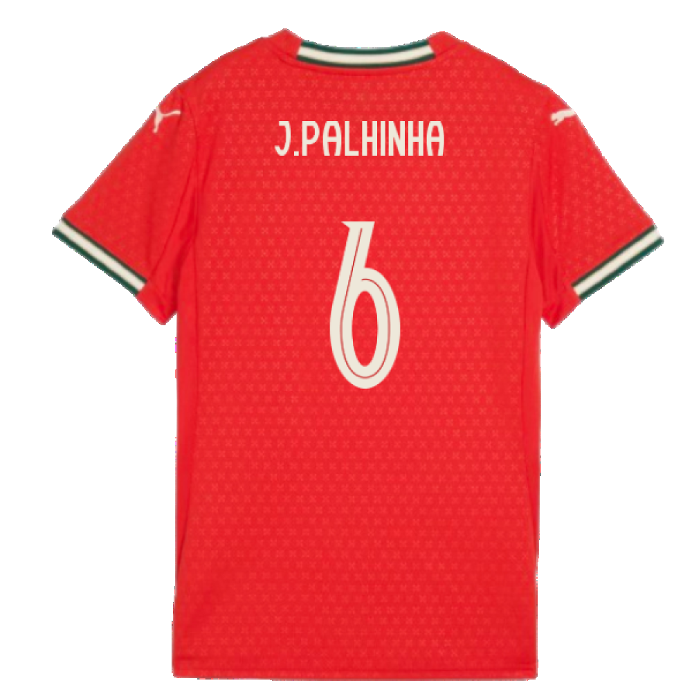 2025-2026 Portugal Home Shirt (Ladies) (J.Palhinha 6)