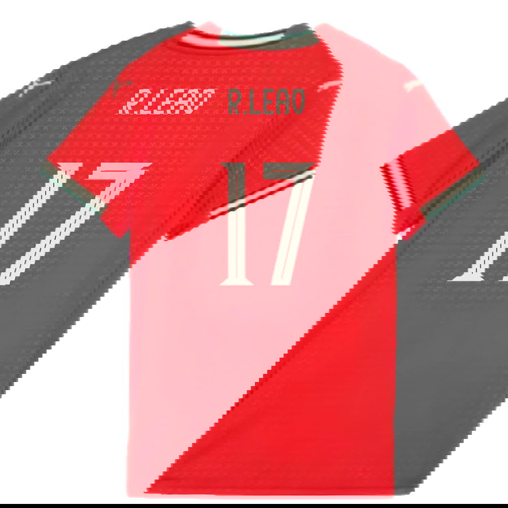 2025-2026 Portugal Home Shirt (Ladies) (R.Leao 17)
