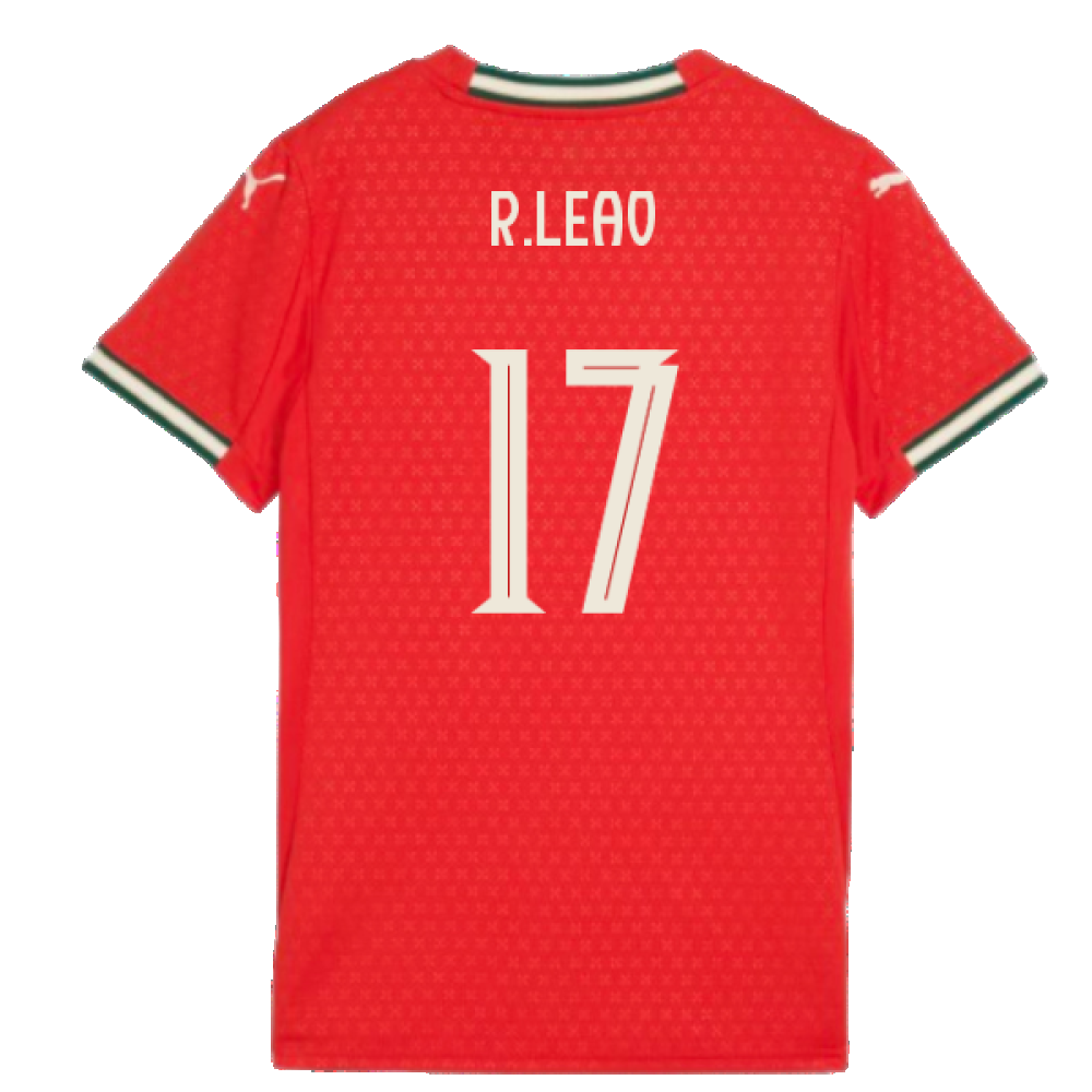 2025-2026 Portugal Home Shirt (Ladies) (R.Leao 17)