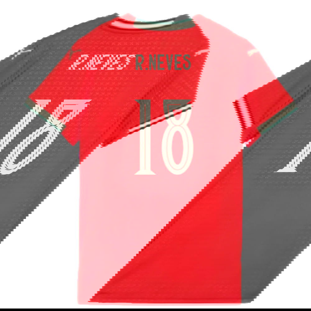2025-2026 Portugal Home Shirt (Ladies) (R.Neves 18)
