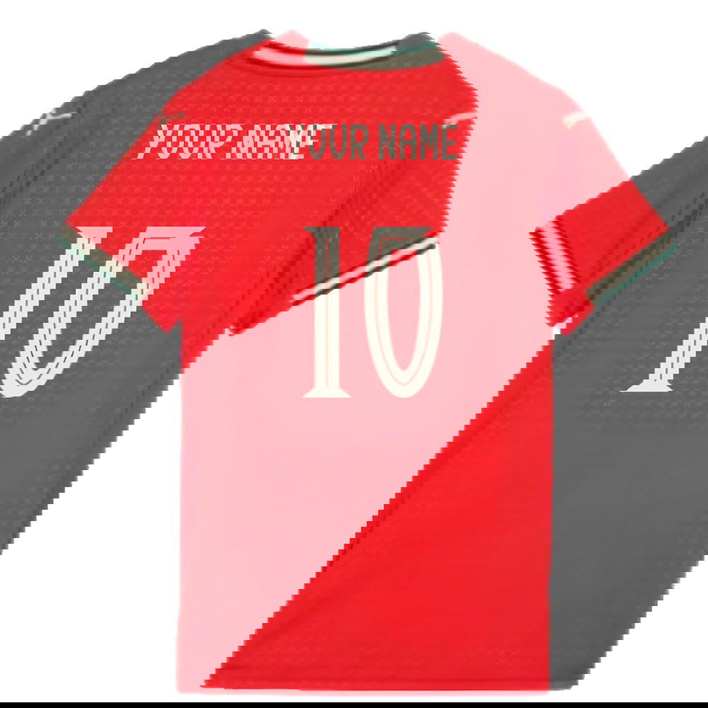 2025-2026 Portugal Home Shirt (Ladies) (Your Name)