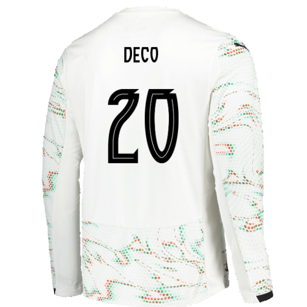 2025-2026 Portugal Long Sleeve Away Shirt (Deco 20)